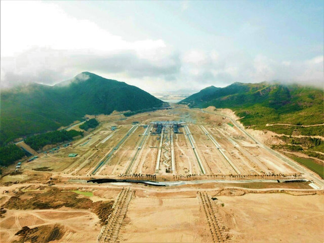 H&igrave;nh ảnh thực tế dự &aacute;n Hải Giang Merry Land nh&igrave;n từ tr&ecirc;n cao &nbsp;