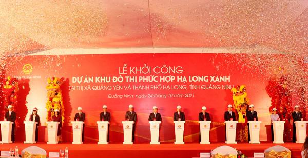 Quảng Ninh đồng loạt khởi công, khởi động 4 dự án trọng điểm vốn đầu tư hơn 12 tỷ USD - Ảnh 1