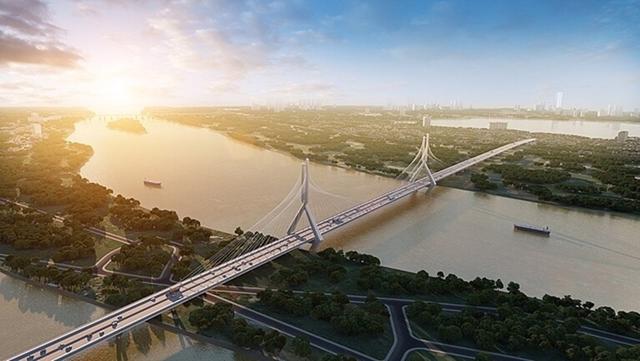 Những cây cầu nghìn tỷ vượt sông Hồng ở Hà Nội - Ảnh 19