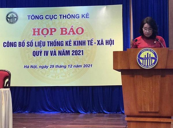 B&agrave; Nguyễn Thị Hương cho biết, dịch bệnh COVID-19 đ&atilde; t&aacute;c động lớn đến GDP năm 2021. &nbsp;