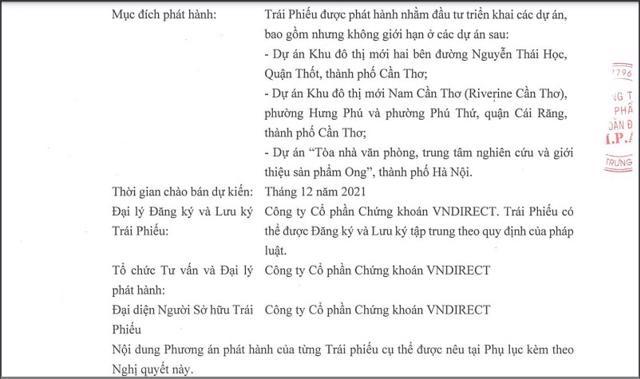 Mục đ&iacute;ch IPA ph&aacute;t h&agrave;nh ngh&igrave;n tỷ tr&aacute;i phiếu l&agrave; để r&oacute;t v&agrave;o c&aacute;c dự &aacute;n bất động sản tại H&agrave; Nội v&agrave; Cần Thơ. &nbsp;