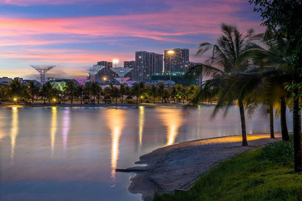 Một góc công viên 36ha lớn bậc nhất Đông Nam Á tại Đại đô thị Vinhomes Grand Park
