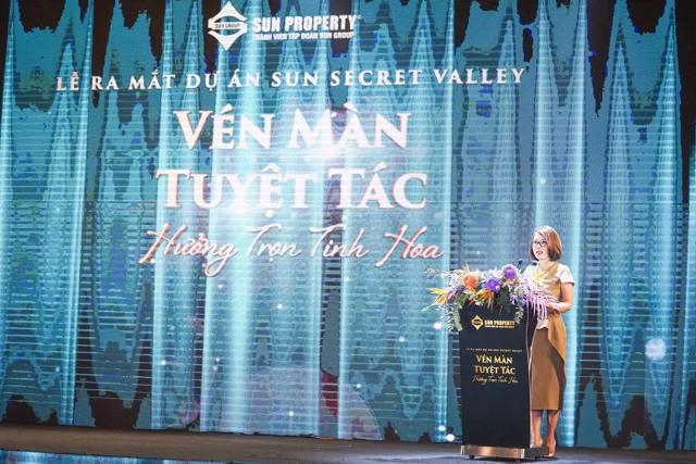 B&agrave; Nguyễn Ngọc Th&uacute;y Linh_TGD Sun Property chia sẻ về Sun Secret Valley &nbsp;