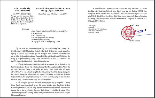 Văn bản số 6504/UBND-THKH của UBND tỉnh Thanh Ho&aacute;. &nbsp;
