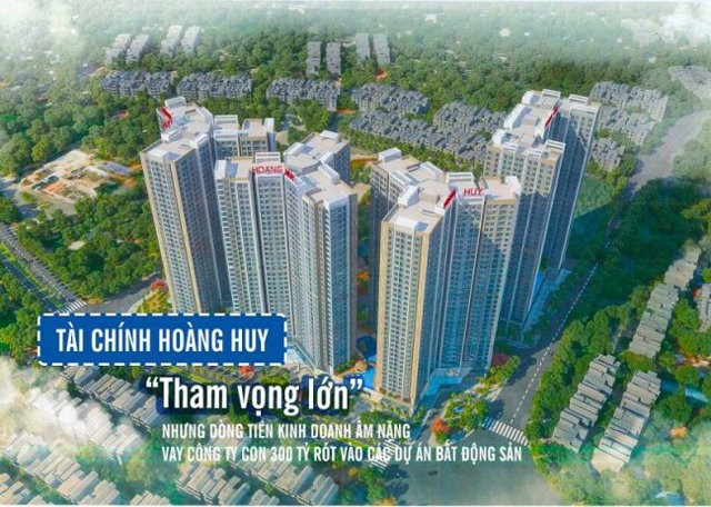 Tài chính Hoàng Huy: “Tham vọng” lớn nhưng dòng tiền kinh doanh âm nặng, vay công ty con 300 tỷ rót vào loạt dự án bất động sản - Ảnh 1