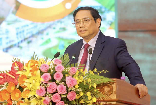 Thủ tướng Ch&iacute;nh phủ Phạm Minh Ch&iacute;nh ph&aacute;t biểu tại hội nghị. &nbsp;