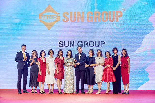 Sun Group nhận giải thưởng Nơi l&agrave;m việc tốt nhất ch&acirc;u &Aacute; &nbsp;