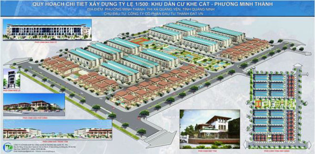 Quy hoạch khu d&acirc;n cư Khe C&aacute;t &ndash; Quảng Y&ecirc;n &ndash; Quảng Ninh 2020
