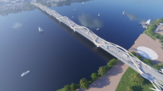 Hà Nội đầu tư hơn 3.400 tỷ đồng xây cầu vượt sông Hồng - Ảnh 1