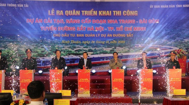 Thủ tướng phát lệnh thi công dự án đường sắt Nha Trang - Sài Gòn - Ảnh 1