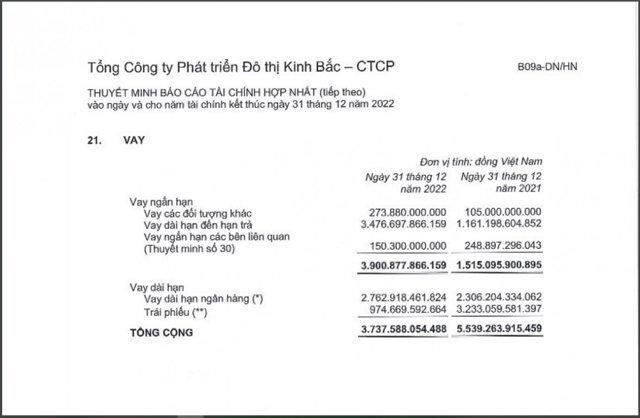 Kinh Bắc (KBC): Doanh thu và dòng tiền đều âm nặng, còn hơn 17.000 tỷ đồng nợ phải trả - Ảnh 3