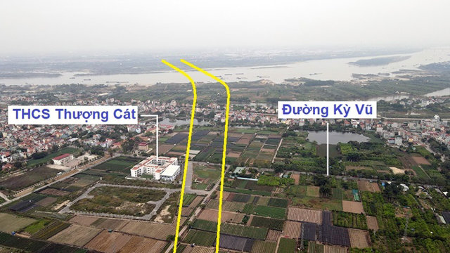 Hà Nội: Toàn cảnh vị trí xây cầu Thượng Cát 8.300 tỷ đồng nối Bắc Từ Liêm - Đông Anh - Ảnh 1
