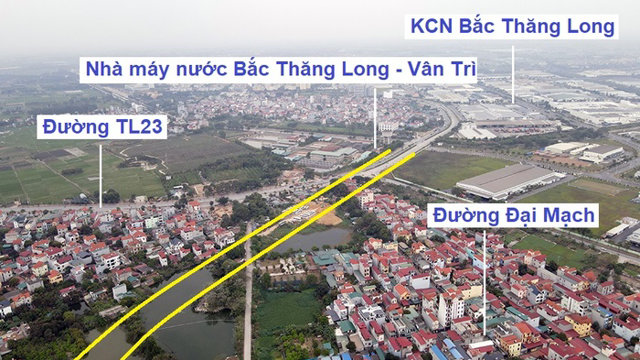 Hà Nội: Toàn cảnh vị trí xây cầu Thượng Cát 8.300 tỷ đồng nối Bắc Từ Liêm - Đông Anh - Ảnh 10