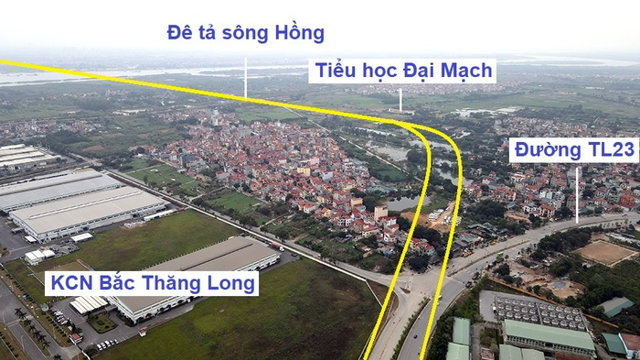 Hà Nội: Toàn cảnh vị trí xây cầu Thượng Cát 8.300 tỷ đồng nối Bắc Từ Liêm - Đông Anh - Ảnh 12