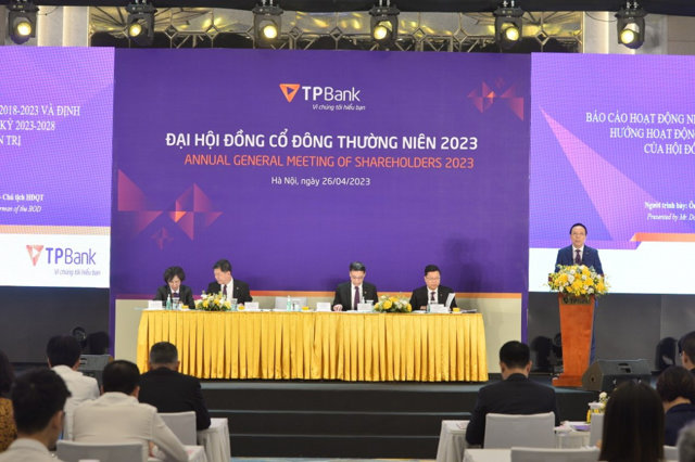 ĐHĐCĐ thường ni&ecirc;n năm 2023 của TPBank. &nbsp;