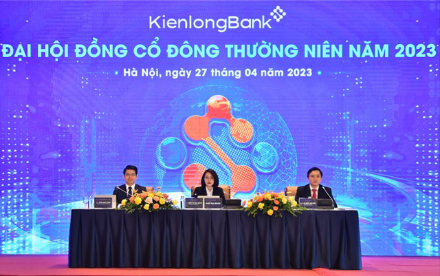 ĐHĐCĐ KienlongBank: Đặt mục tiêu đạt 700 tỷ lợi nhuận trước thuế năm 2023 - Ảnh 1