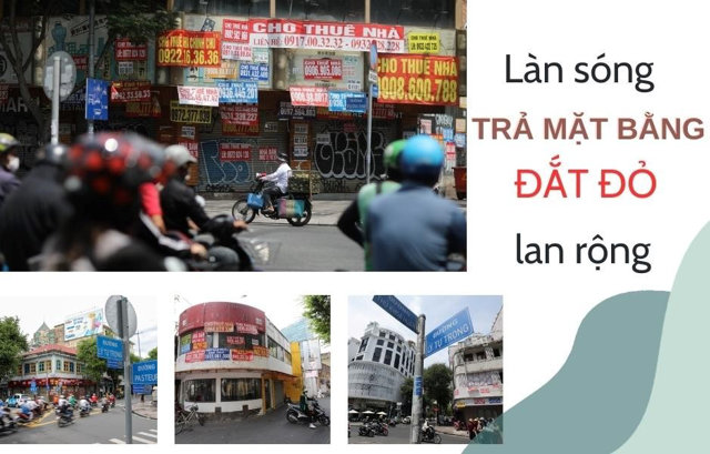 Làn sóng trả mặt bằng lan rộng - Ảnh 1