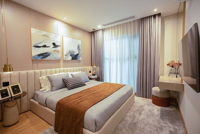 Căn hộ Moonlight c&oacute; thiết kế tối ưu, tho&aacute;ng đ&atilde;ng v&agrave; được t&iacute;ch hợp hệ thống smart home hiện đại &nbsp;