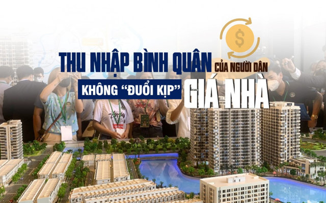 Thu nhập bình quân của người dân không “đuổi kịp” giá nhà - Ảnh 1