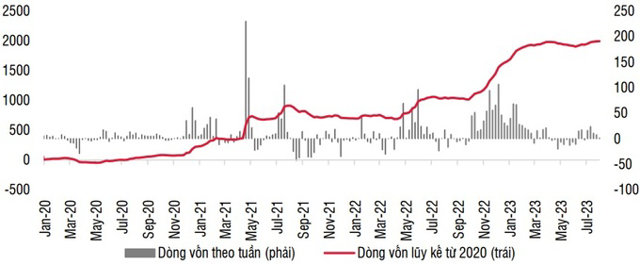 Dòng tiền trên TTCK Việt Nam tháng 7: Tích cực hơn ở quỹ chủ động - Ảnh 1