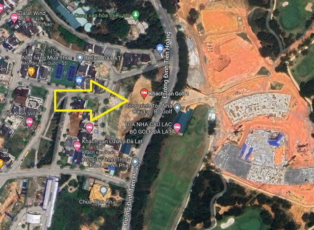 Lâm Đồng chấm dứt dự án khách sạn Golf 1 tại Đà Lạt - Ảnh 1