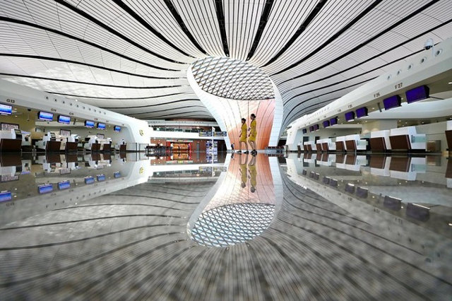 Siêu sân bay được ví như một trong “Bảy kỳ quan thế giới mới” ở Trung Quốc: Rộng 1,4 triệu mét vuông, chỉ mất gần 5 năm để xây dựng - Ảnh 4