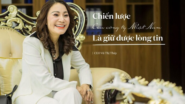 B&agrave; Vũ Thị Th&uacute;y - CEO của Bất động sản Nhật Nam. Ảnh: B&aacute;o C&ocirc;ng Thương.