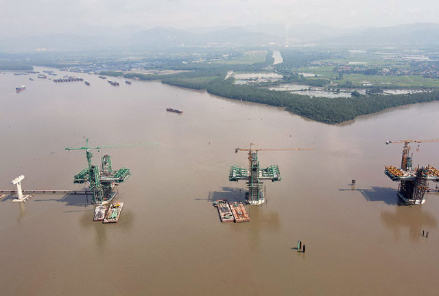 Toàn cảnh cầu Bến Rừng gần 2.000 tỷ, mở thêm trục kết nối Hải Phòng - Quảng Ninh - Ảnh 2