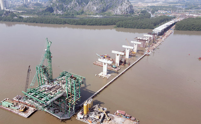 Toàn cảnh cầu Bến Rừng gần 2.000 tỷ, mở thêm trục kết nối Hải Phòng - Quảng Ninh - Ảnh 4