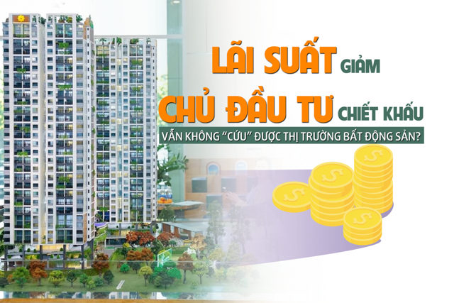 Lãi suất giảm, chủ đầu tư tăng chiết khấu vẫn chưa thể “cứu” được thị trường bất động sản? - Ảnh 1