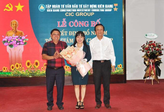 &Ocirc;ng Trần Thọ Thắng (b&igrave;a tr&aacute;i), Chủ tịch HĐQT; b&agrave; Phạm Thị Như Phượng (giữa), Tổng Gi&aacute;m đốc CIC Group. &nbsp;