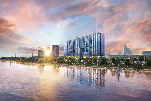 Sunshine Crystal River - Kiệt t&aacute;c dinh thự nghỉ dưỡng tr&ecirc;n kh&ocirc;ng với phong c&aacute;ch chuẩn Dubai đầu ti&ecirc;n tại H&agrave; Nội. &nbsp;