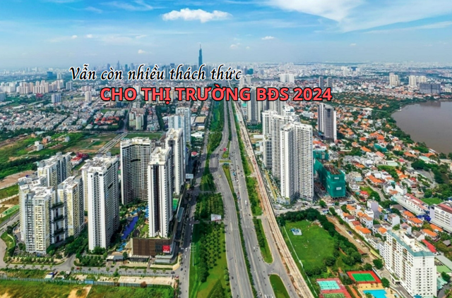 Thị trường bất động sản năm 2024 sẽ đối diện với thách thức nào? - Ảnh 1