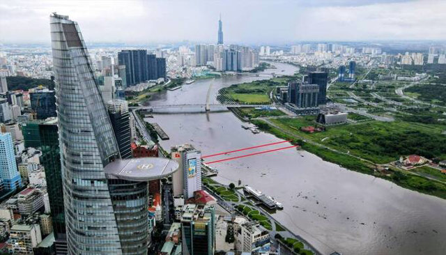 Một doanh nghiệp tặng TP.HCM cầu đi bộ nghìn tỷ bắc qua sông Sài Gòn - Ảnh 1