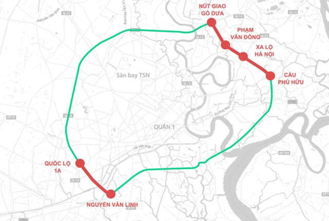 Tuyến đường V&agrave;nh đai 2 được&nbsp;quy hoạch năm 2007, c&oacute; chiều d&agrave;i 64km.
