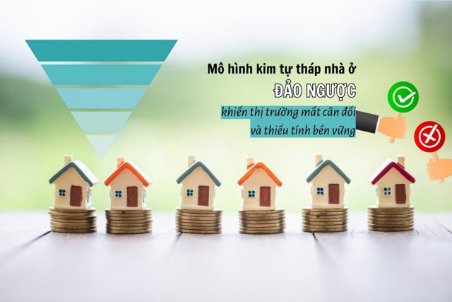 Mô hình kim tự tháp nhà ở bị đảo lộn, mất cân đối và thiếu tính bền vững - Ảnh 1