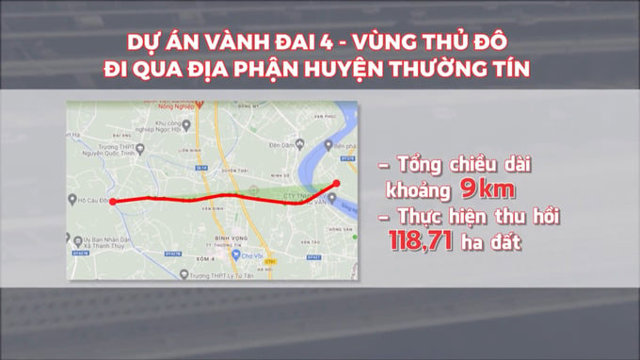 Công tác GPMB dự án đường Vành đai 4 tại Thường Tín cơ bản hoàn thành - Ảnh 1