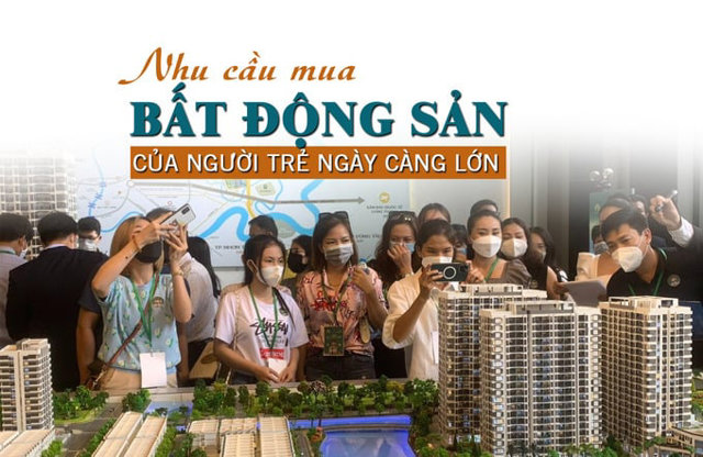 Nhu cầu mua bất động sản của người trẻ ngày càng lớn - Ảnh 1