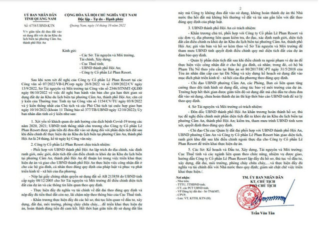 Văn bản số 6758 ng&agrave;y 14/10/2022 của UBND tỉnh Quảng Nam. &nbsp;