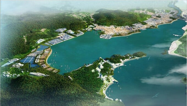 Phối cảnh 3D khu đ&ocirc; thị ven vịnh Cam Ranh