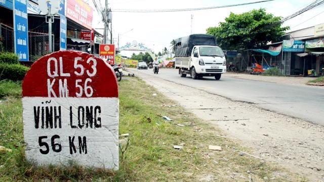 Quốc lộ 53 c&oacute; khoảng 24,64 km đường ở ti&ecirc;u chuẩn cấp IV