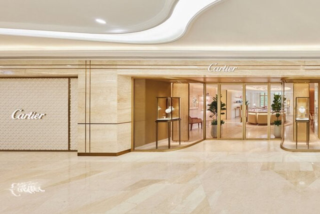 Cửa h&agrave;ng Cartier Union Square tại TP. HCM