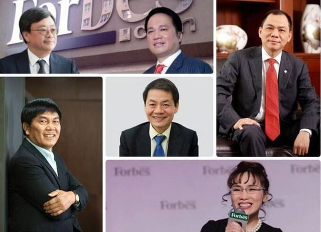 6 tỷ ph&uacute; Việt Nam trong danh s&aacute;ch của Forbes năm 2024.