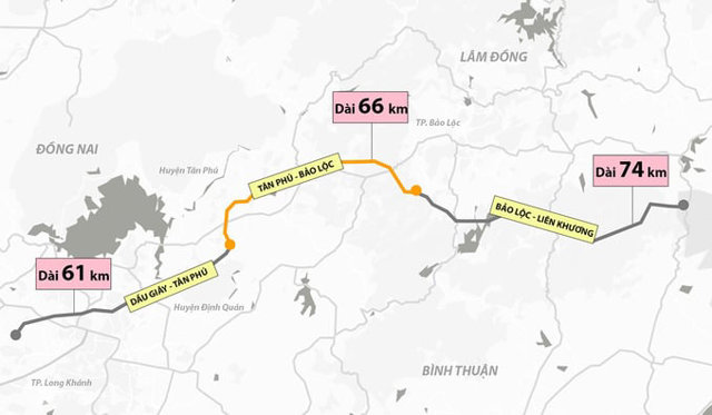 Lâm Đồng phản đối điều chỉnh quy mô đầu tư tuyến cao tốc 36.700 tỷ - Ảnh 1