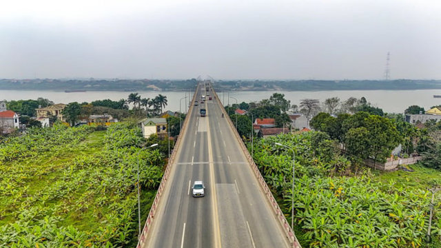 Cầu Vĩnh Thịnh c&oacute; chiều d&agrave;i 5,4km, rộng 16m với 4 l&agrave;n xe