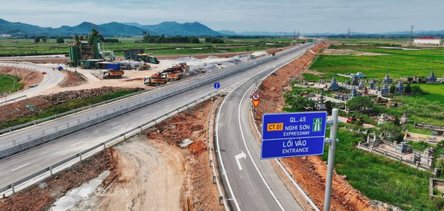 Cao tốc QL45 - Nghi Sơn - Nguồn: Vietnamnet