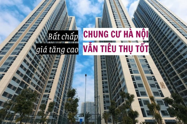 Bất chấp giá tăng cao, chung cư ở Hà Nội vẫn tiêu thụ tốt - Ảnh 1