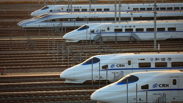 Nhiều tuyến đường sắt tốc độ cao của Trung Quốc được thực hiện bởi "&ocirc;ng lớn" CRCC. Ảnh minh họa