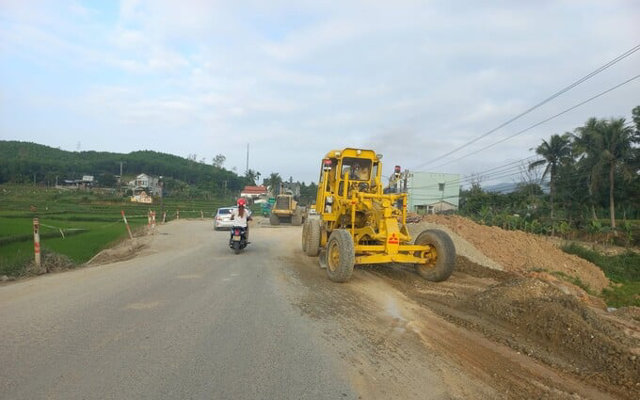 Dự &aacute;n cải tạo, n&acirc;ng cấp Quốc lộ 14E đi qua địa phận 3 huyện của tỉnh Quảng Nam (ảnh b&aacute;o Quảng Nam)