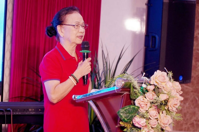 B&agrave; Nguyễn Bạch Tuyết, Chủ tịch HĐQT C&ocirc;ng ty cổ phần Khử tr&ugrave;ng Việt Nam.